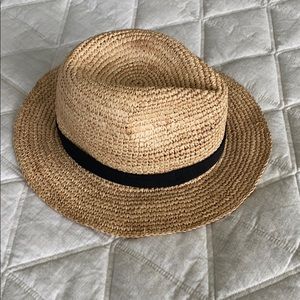 J Crew Packable straw hat